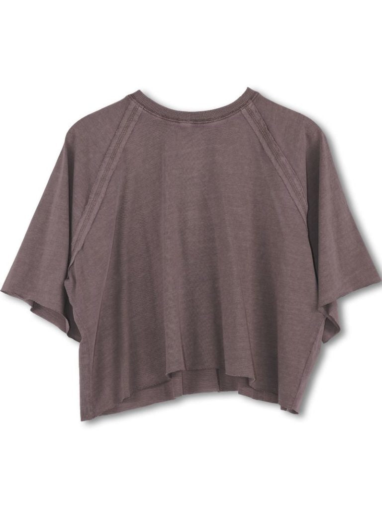 Simply Southern Women's Washed Dark Gray Tee