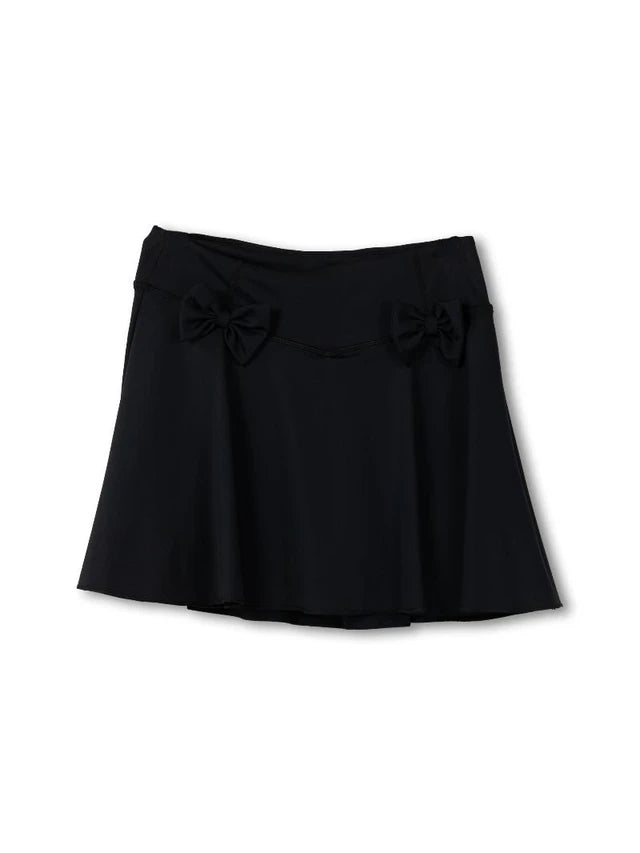 Simply Southern Black Bow Skort