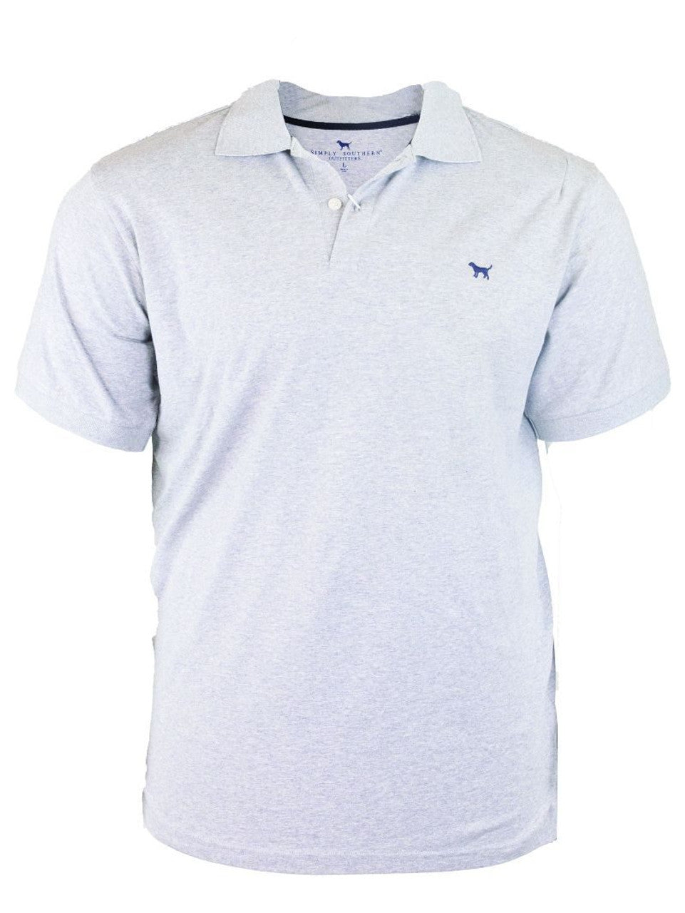 Simply Southern Light Grey Polo