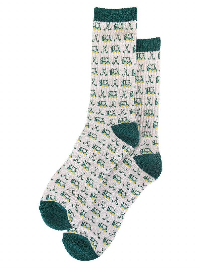 Simply Southern Men's Golf Knit Crew Socks