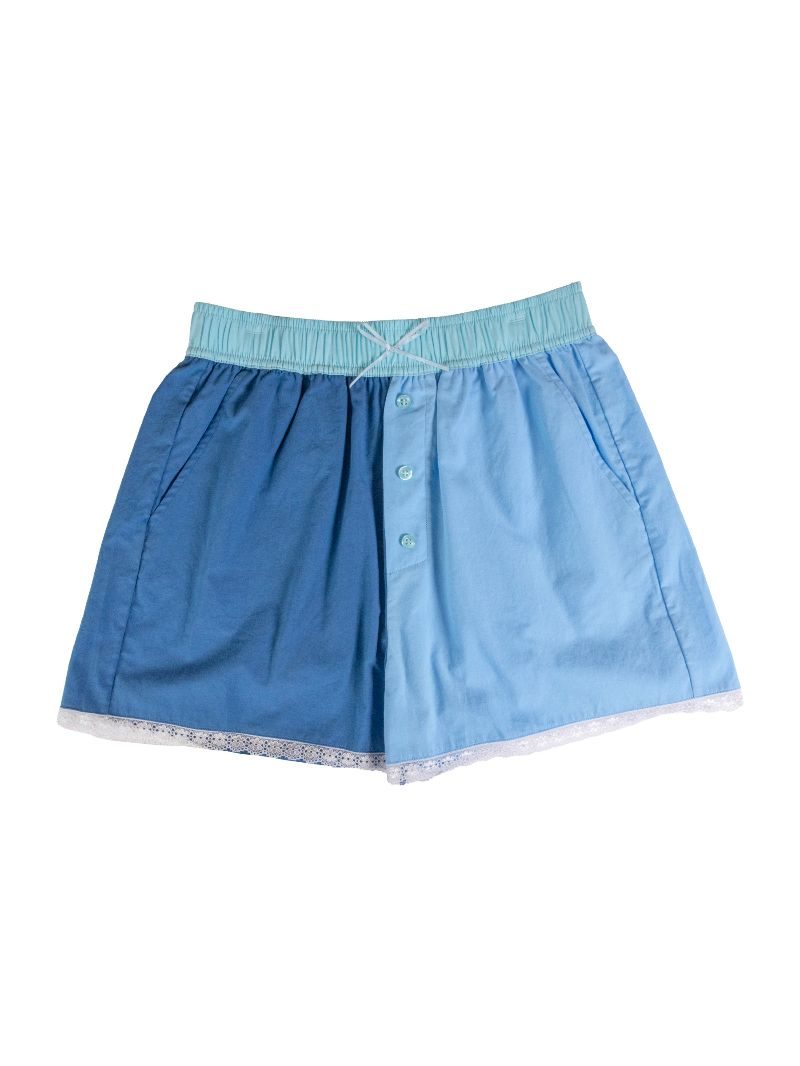 Simply Southern Serena Blue Shorts