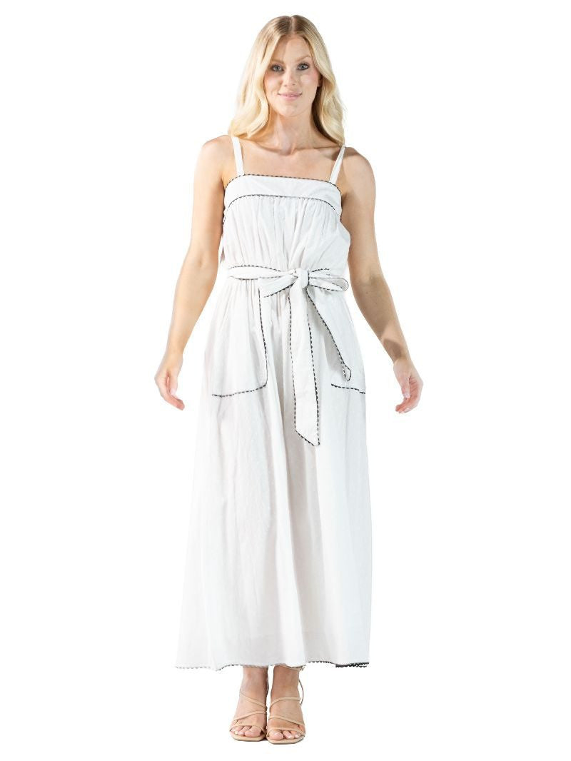 Simply Southern White Ric Rac Dress