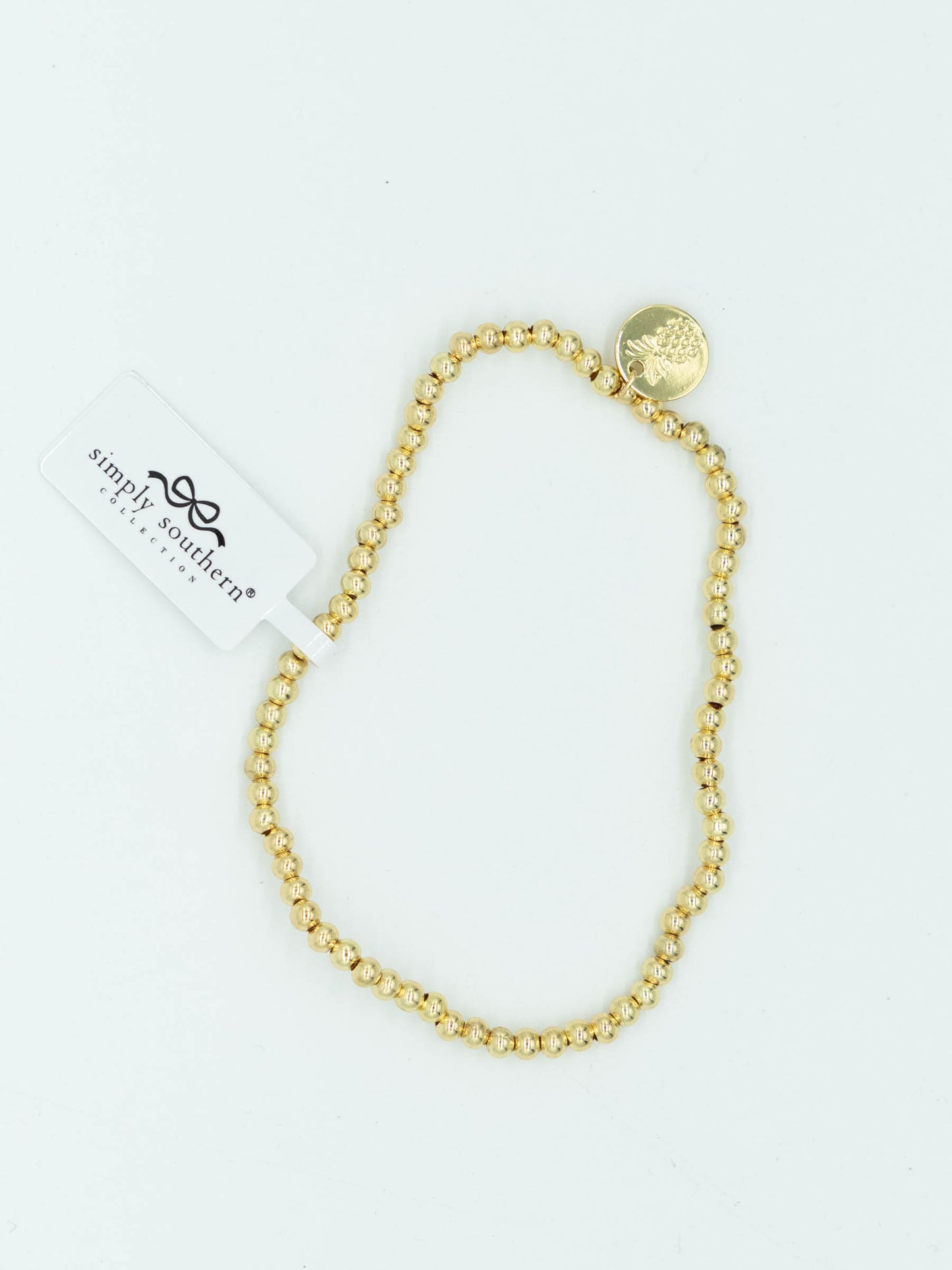 Simply Southern Gold Beaded Bracelet