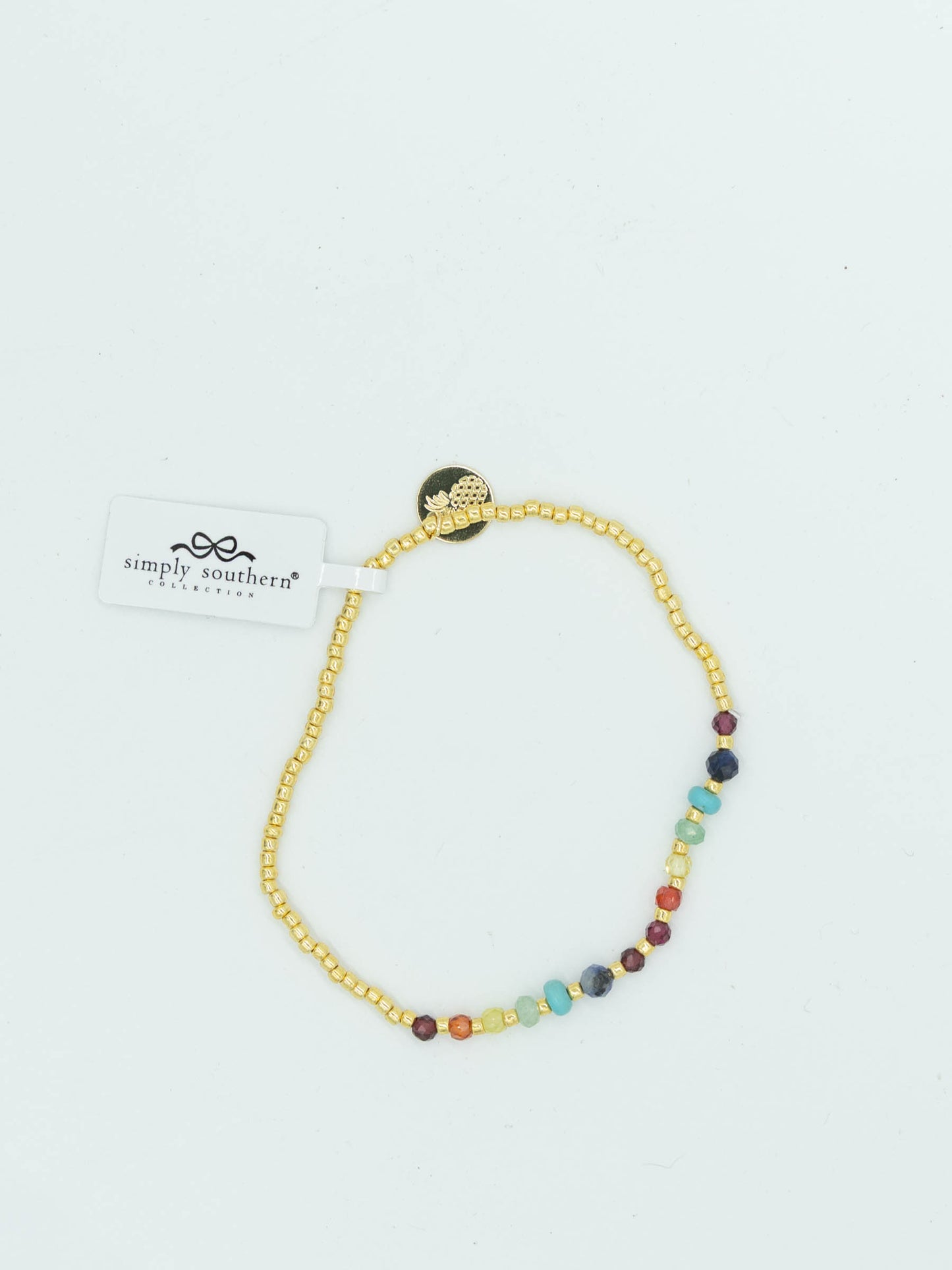 Simply Southern Multicolor Crystal Bead Bracelet