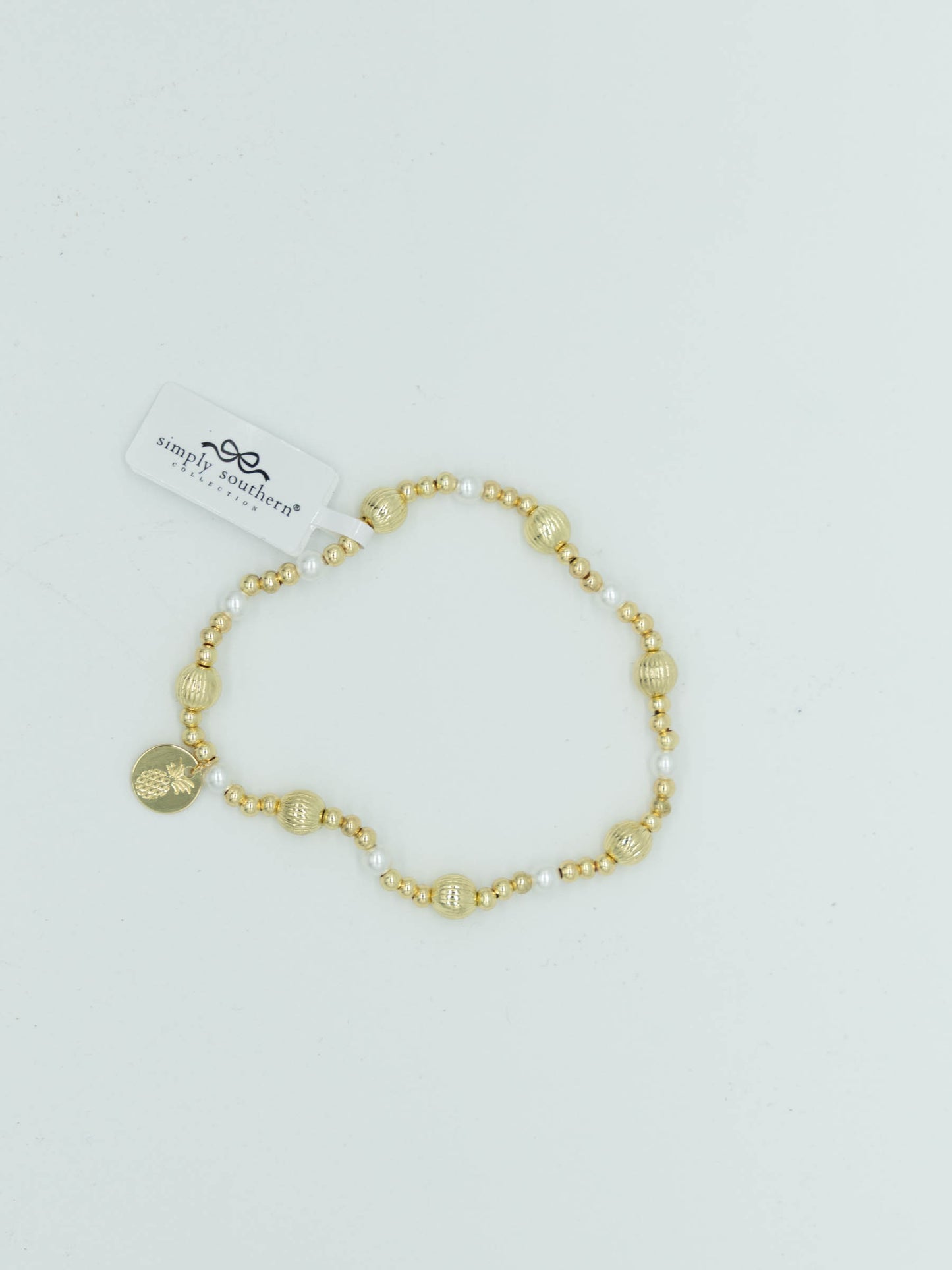 Simply Southern Gold Accent Beaded Bracelet