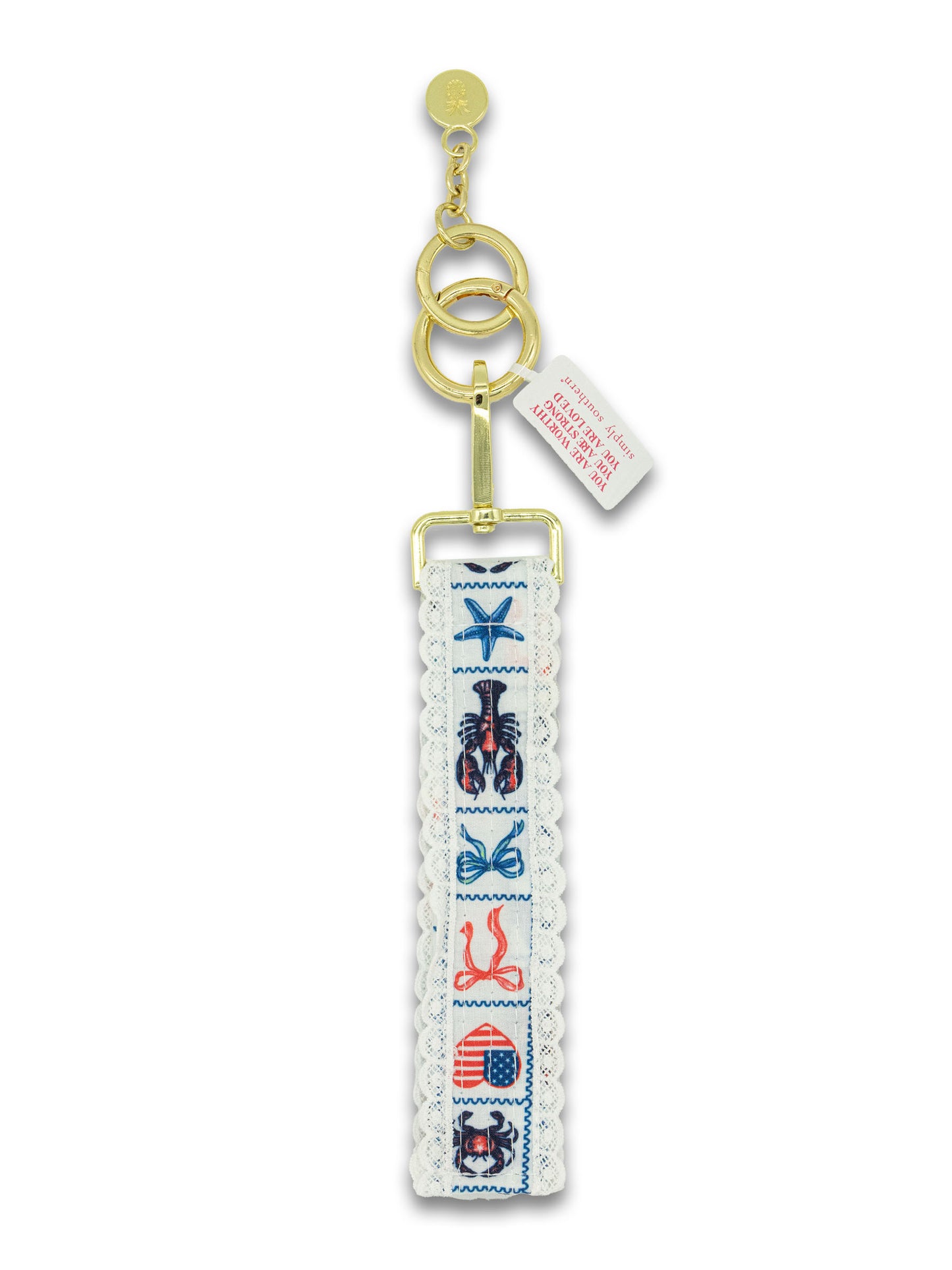 Simply Southern Lace Key fob LOBPTCH