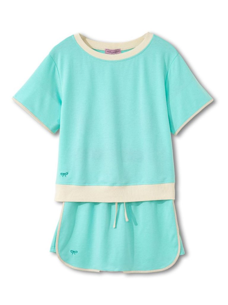 Simply Southern Turquoise Short Sleeve & Skirt Set