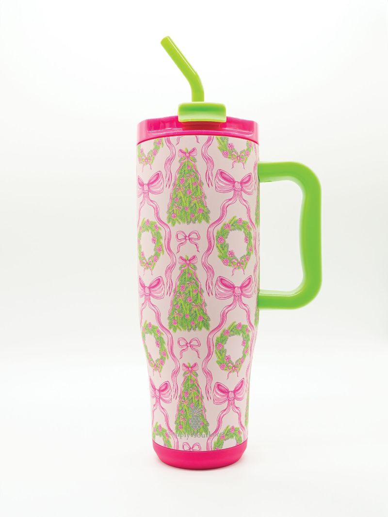 Simply Southern Holiday Greenery Tumbler