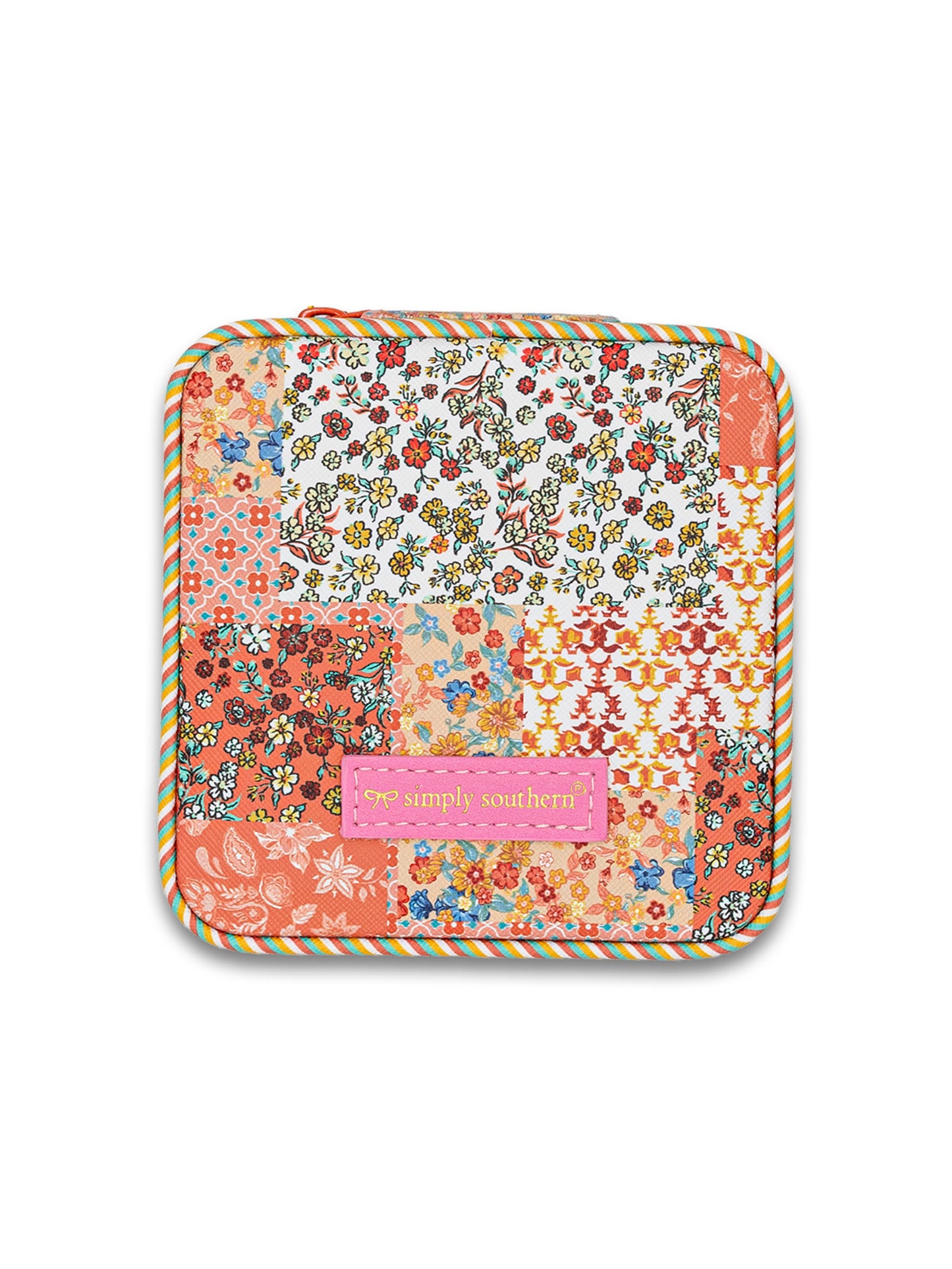 Simply Southern Quilted Jewelery Case Quilted Flower