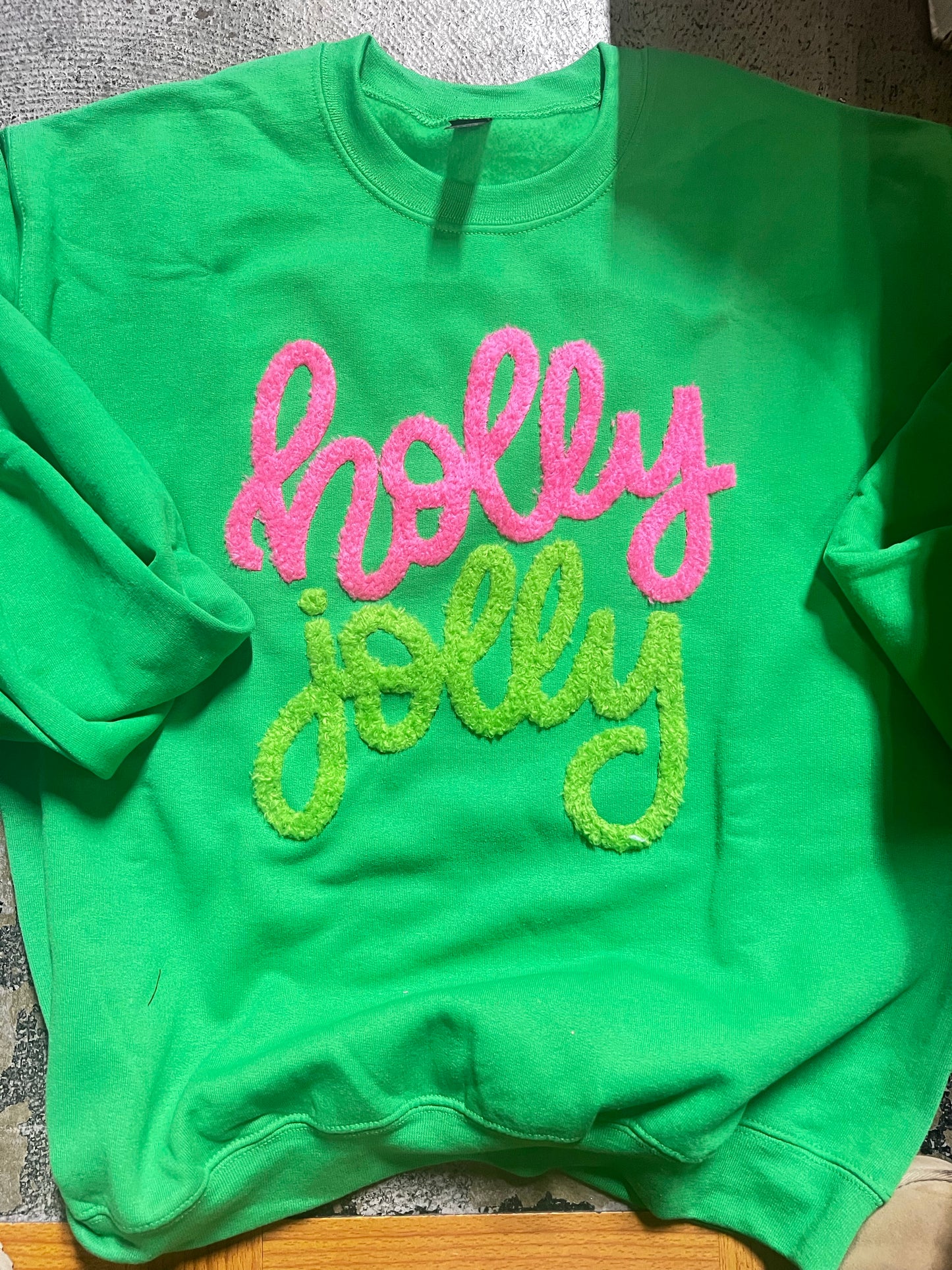 3 Kids & a Press "Holly Jolly" Sweatshirt