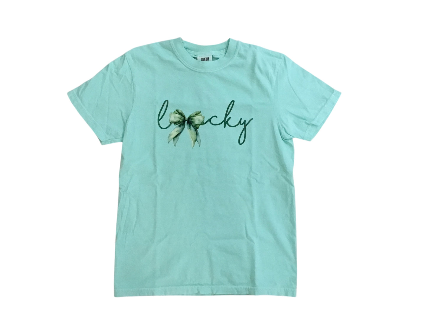 Simply You Lucky Cursive W/ Shamrock Tee