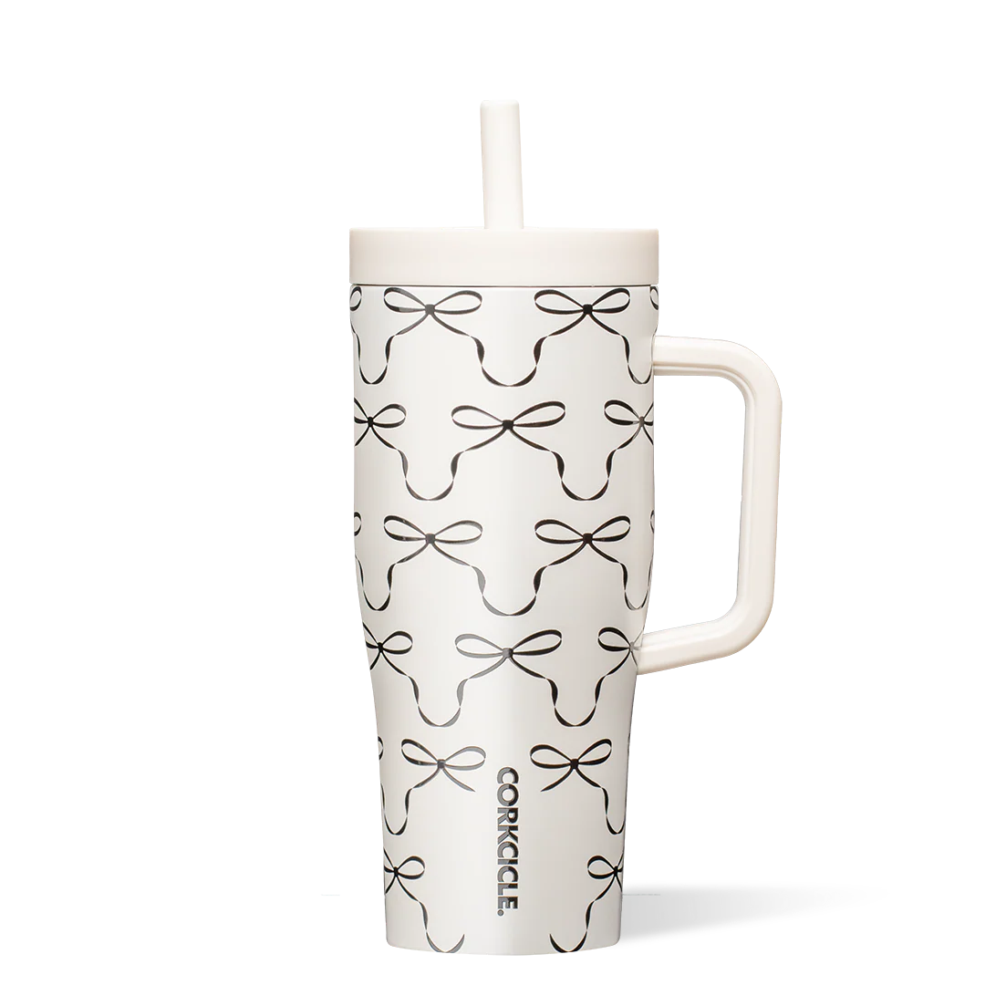 Corkcicle 22oz Leakproof Cruiser - Black Bows
