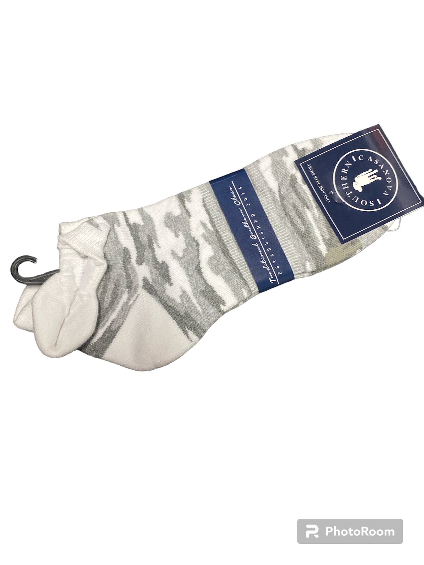 Southern Casanova White Camo Socks