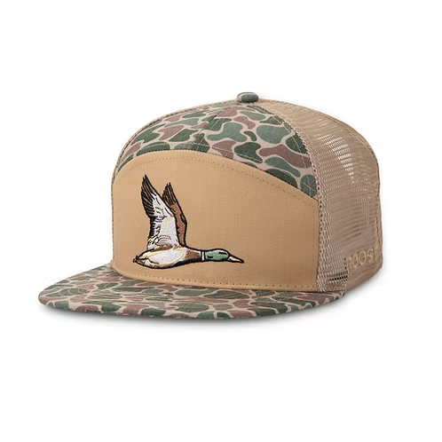 Roost 7 Panel Camo Full Color Duck