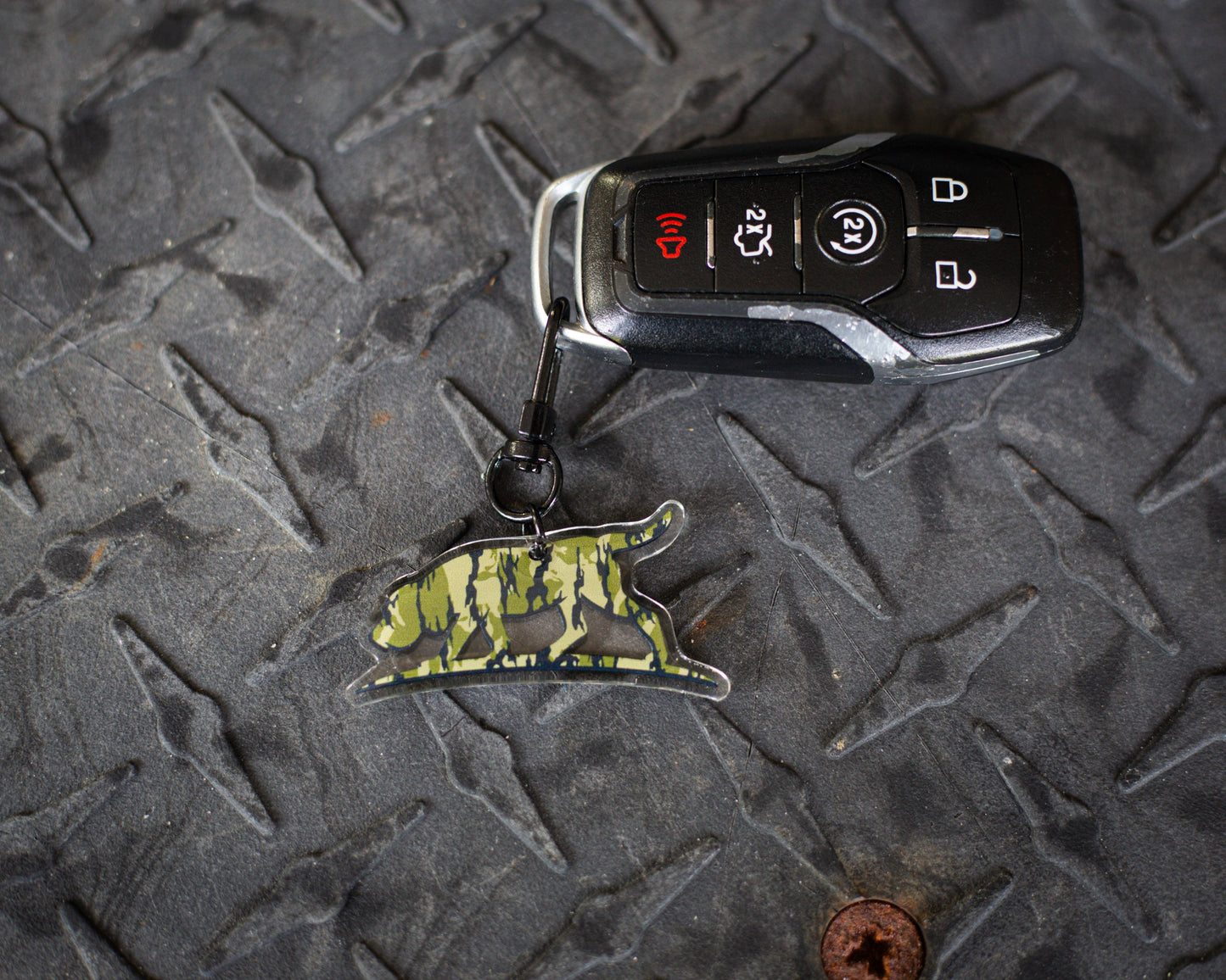 Camo Hound Keychain