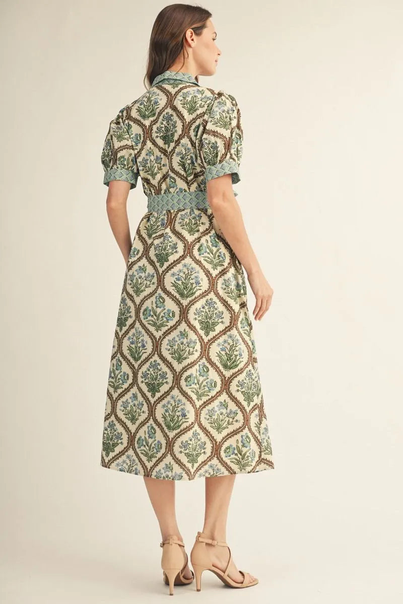The Alex Floral Midi Dress