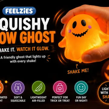 Feelzies™ Squishy Glow Ghost - Light Up Squishy