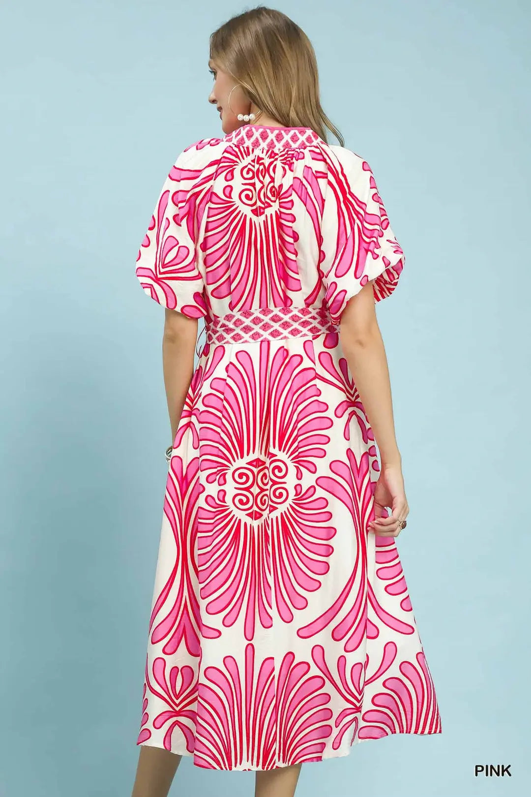 The Jenna Geo-Floral Dress