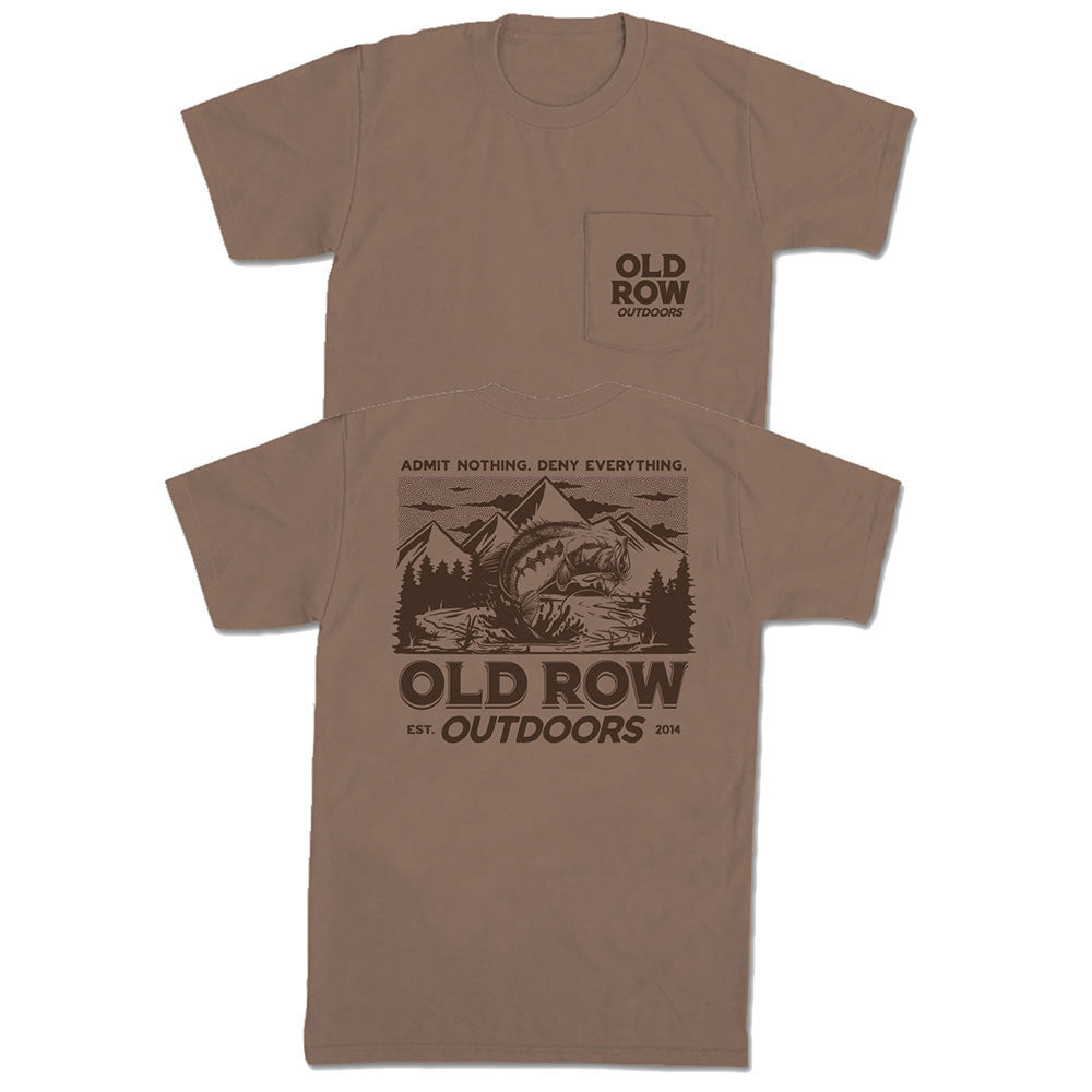 Old Row Outdoors Bass Mountain Pocket Tee
