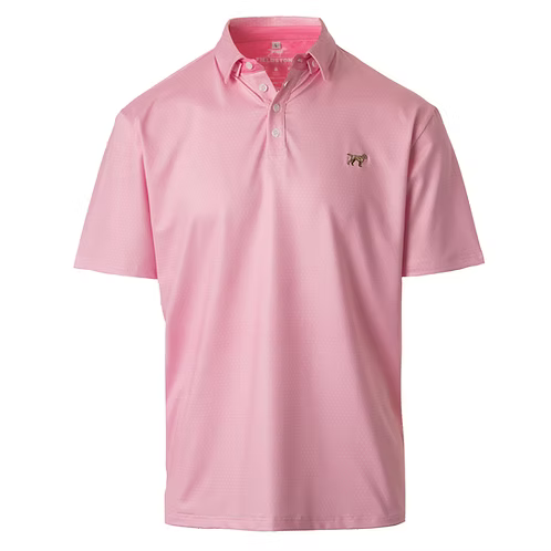 Fieldstone Youth Pink Diamond Polo