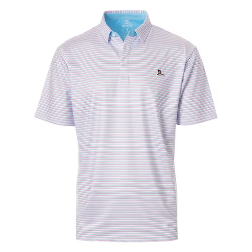 Fieldstone Youth Pink/Blue Roost Cayuga Polo