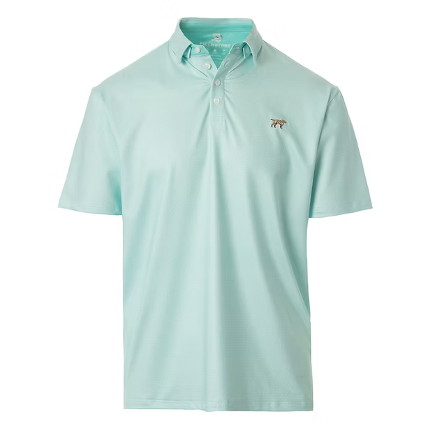 Fieldstone Men's Mint Diamond Polo