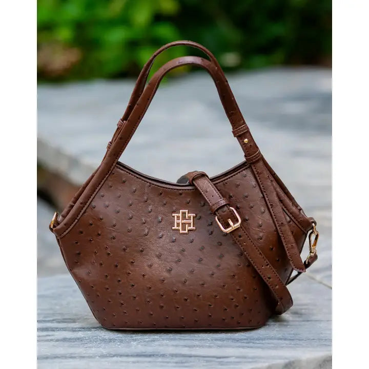 Caroline Hill Pierce Mini Tote Chocolate