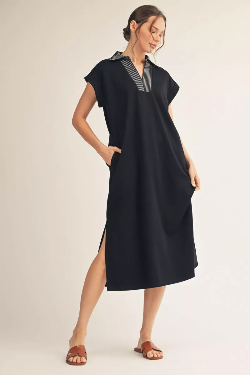 The Kelsey Black Maxi
