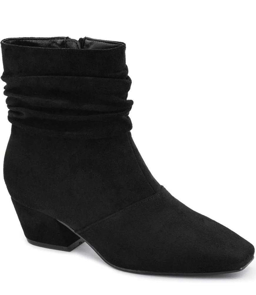 Addicted in Black Faux Suede by Corkys