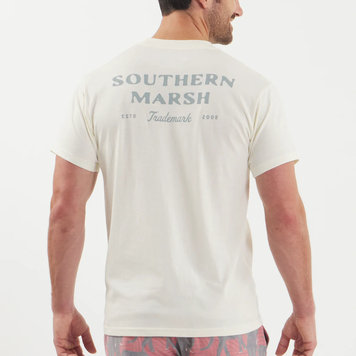 Southern Marsh Silver Trademark SM Tee