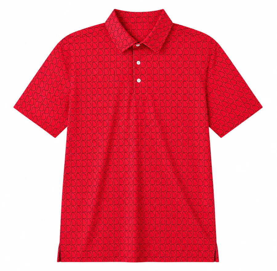 Mens Meripex GA State Outline Polo