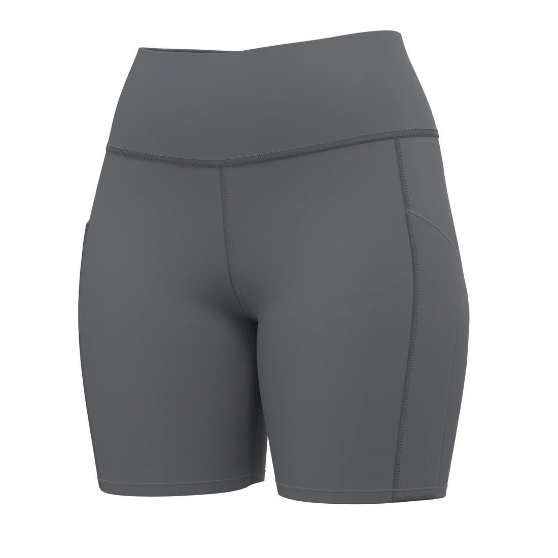 Local Girl Graphite Biker Shorts