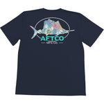AFTCO Dark Navy Youth Summertime Tee