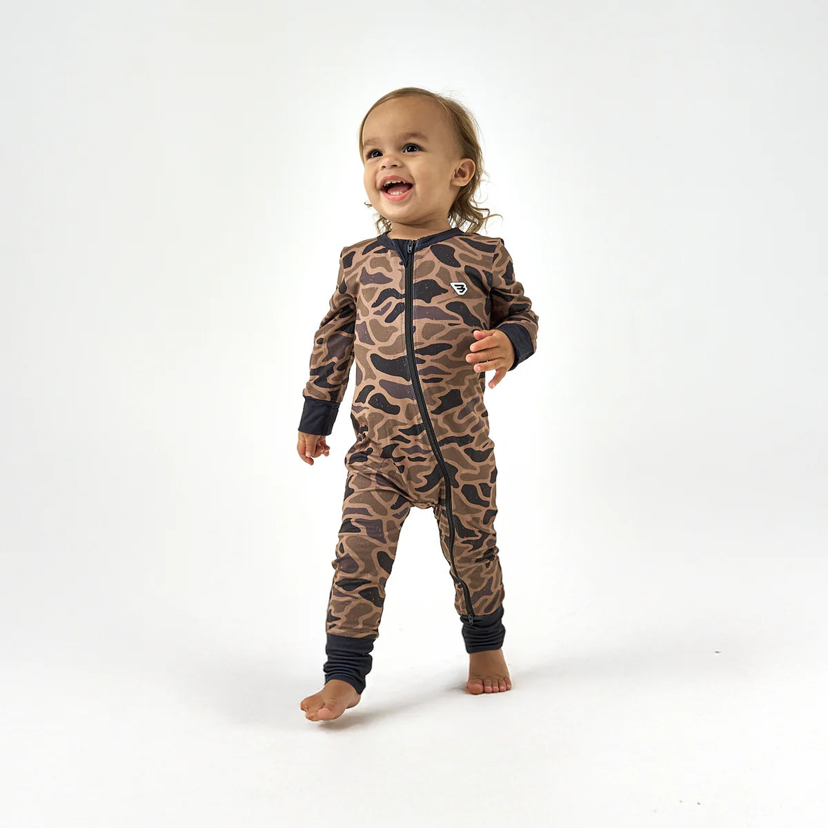 Burlebo Baby Zip Up - Gauge Camo
