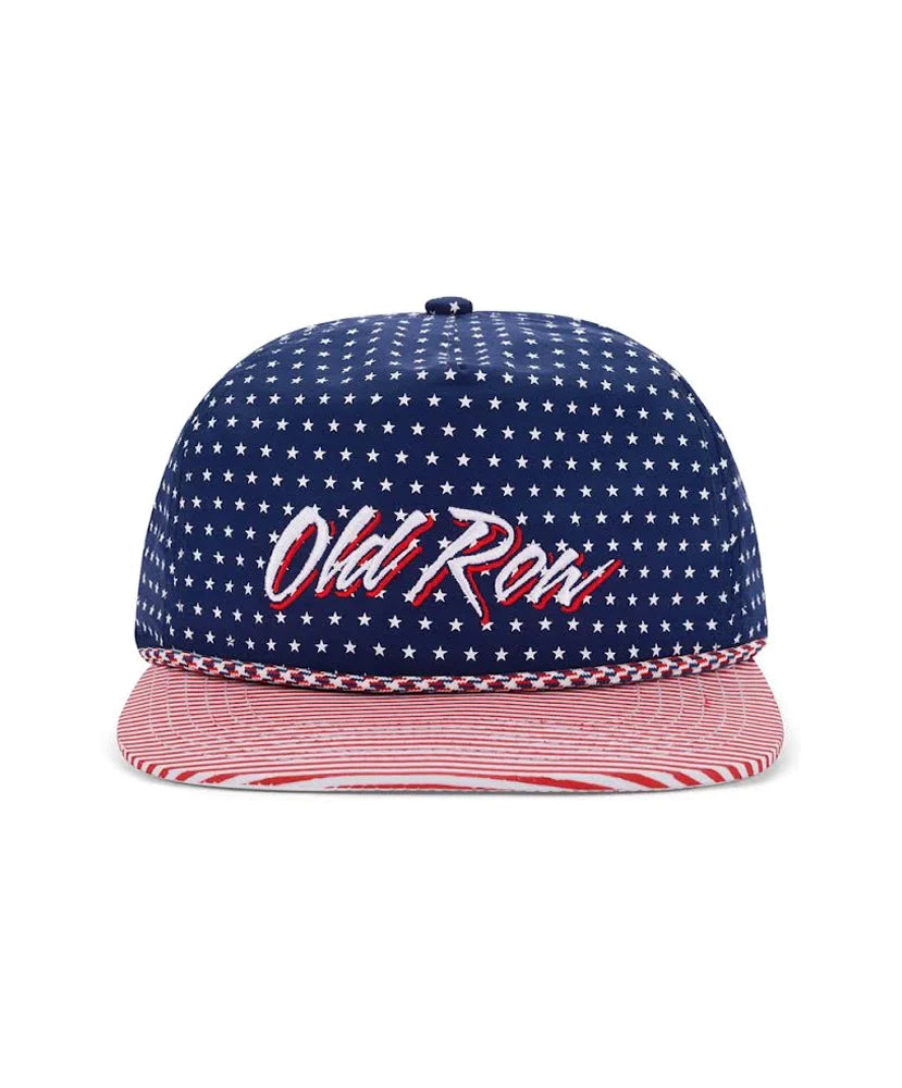 Old Row Stars and Stripes Nylon Hat