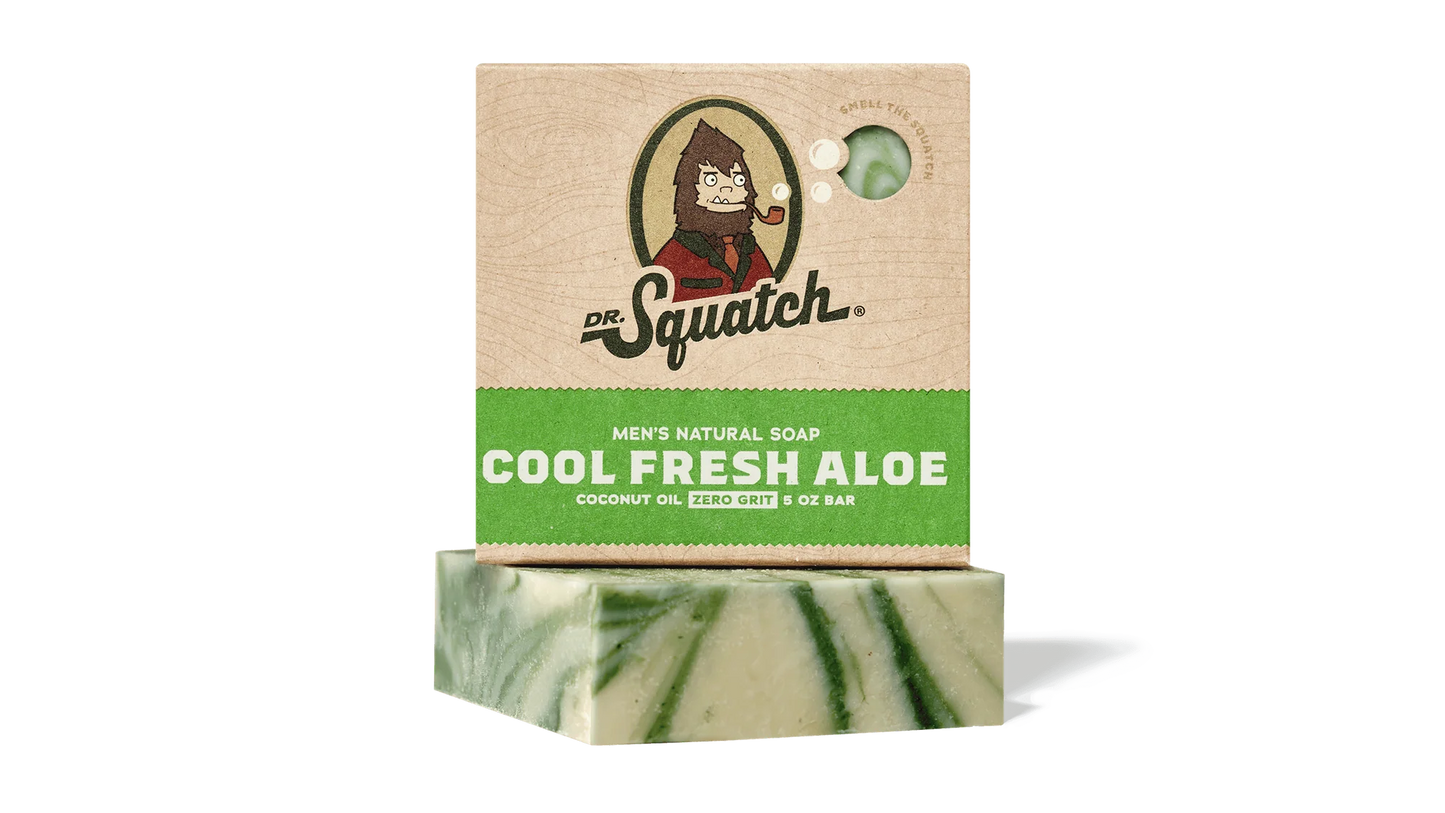 Dr. Squatch Cool Fresh Aloe Natural Soap Bar