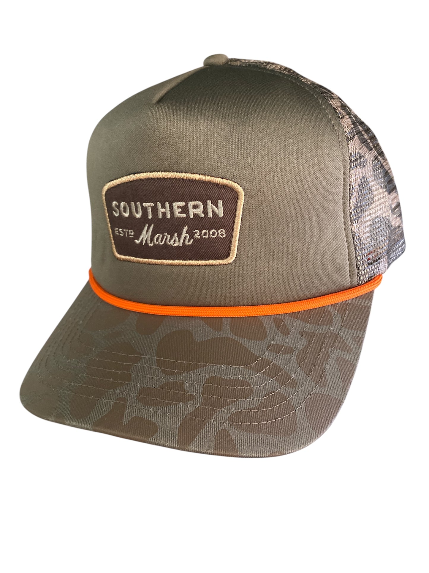 Southern Marsh Pintail Retro Camo Rope Hat