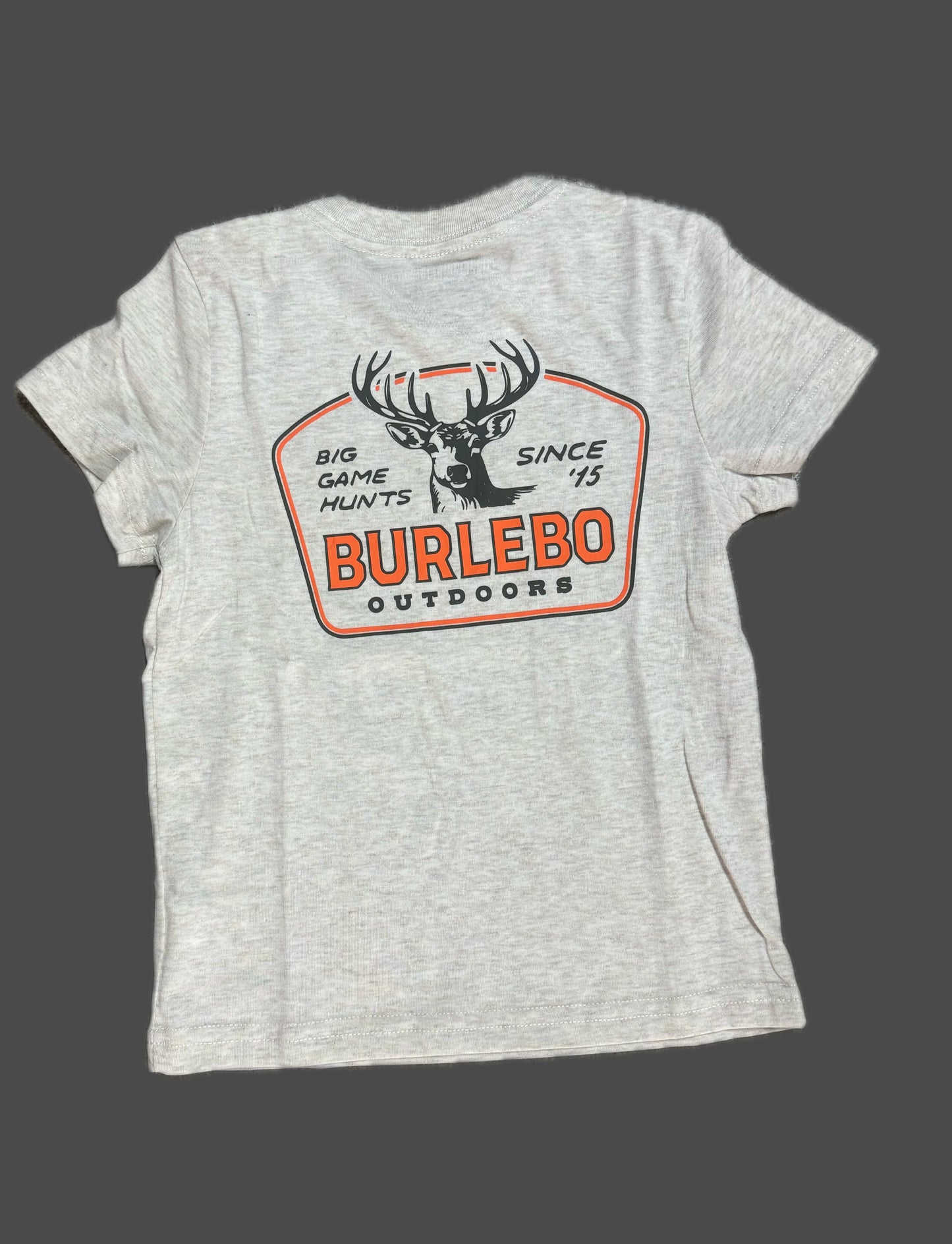 Youth Shorts Sleeve Tee - Big Game Hunts - Oatmeal