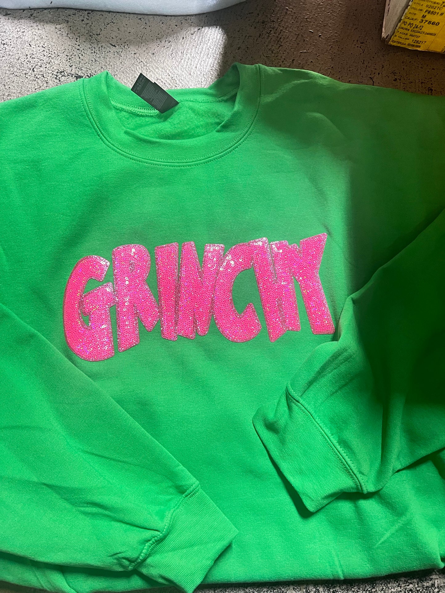 3 Kids & a Press "Grinchy" Sweatshirt
