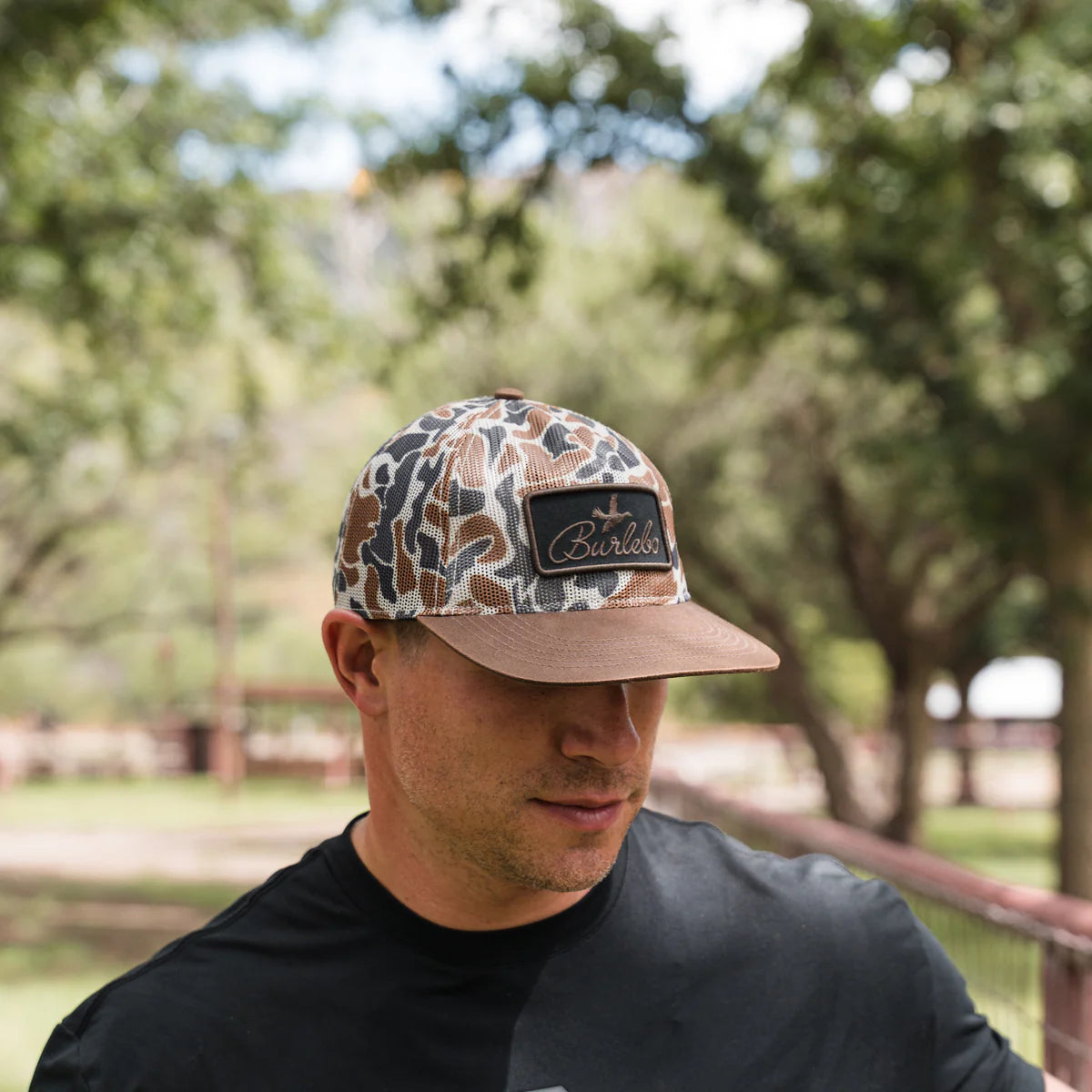 Burlebo Woods Camo Full Mesh Hat