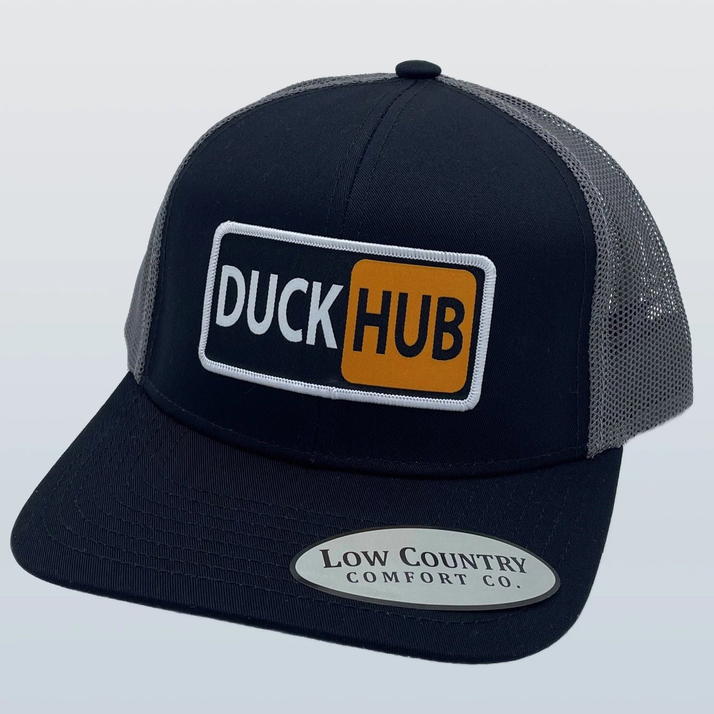 DuckHub Black/Grey Snapback Hat