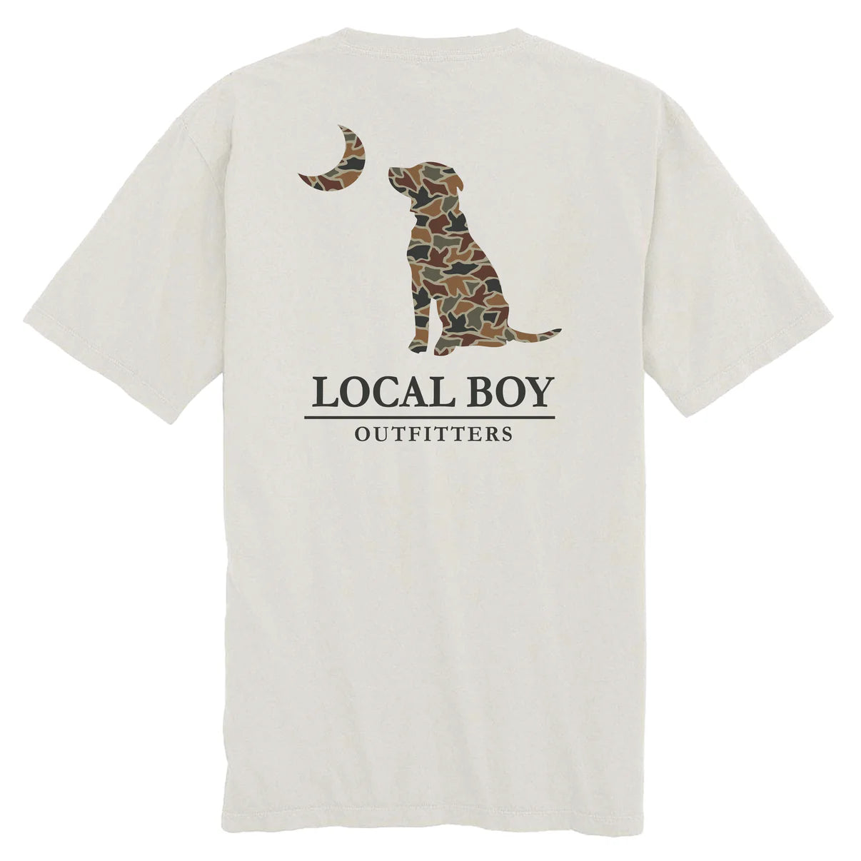 Local Boy Duck Camo Dog & Moon SS Tee