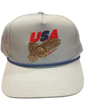 Peach State Pride Baby Blue USA Rope hat