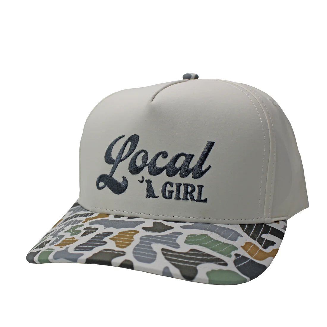 Local Girl Retro Script Rope Hat