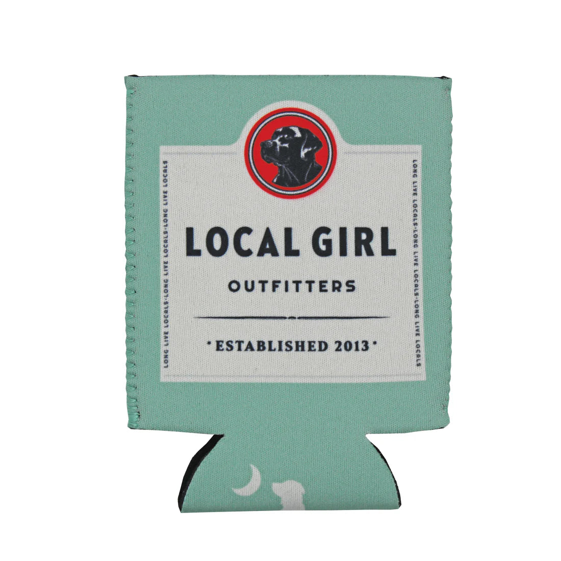 Local Girl Beach Run Koozie