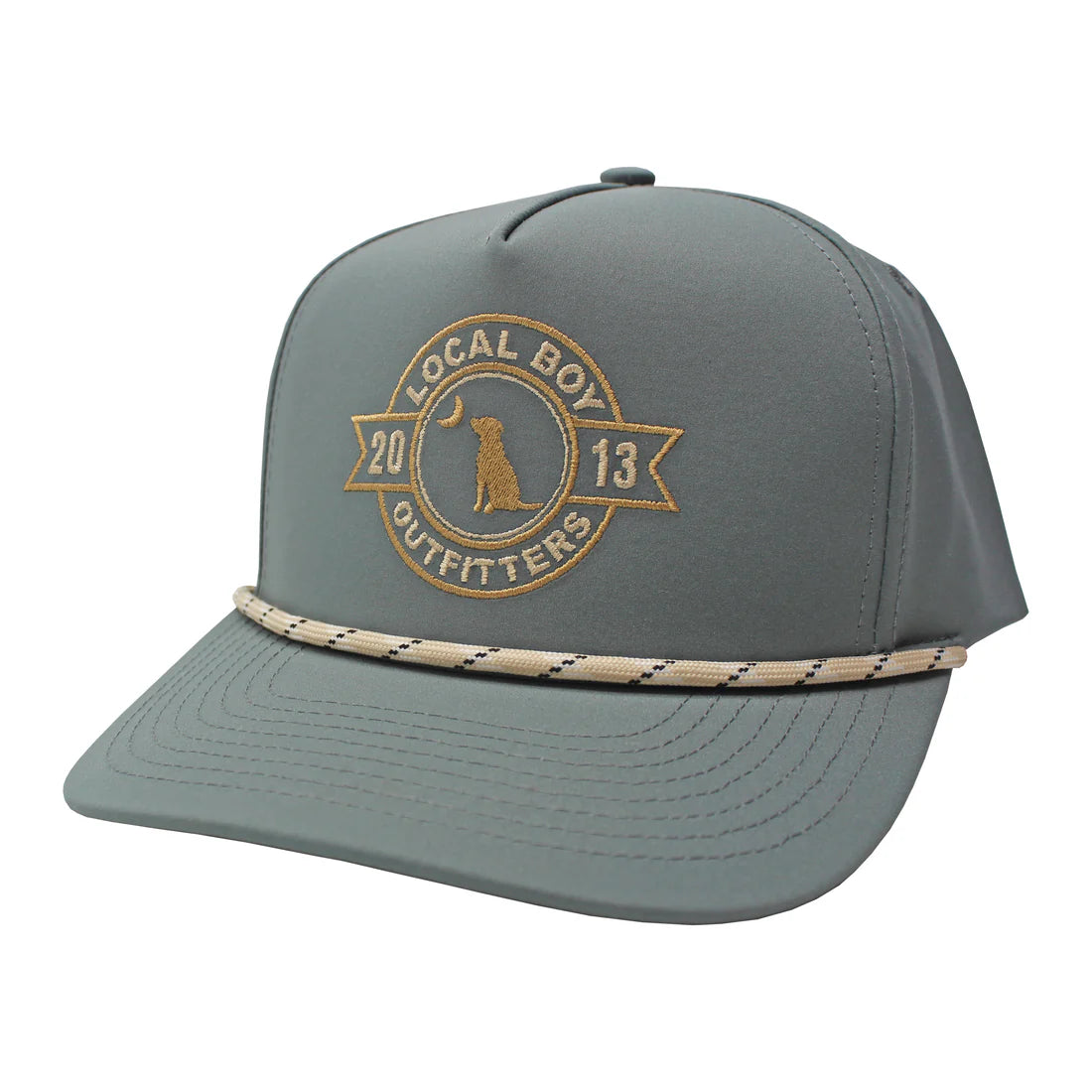 Local Boy Youth Banner High Crown Rope Hat