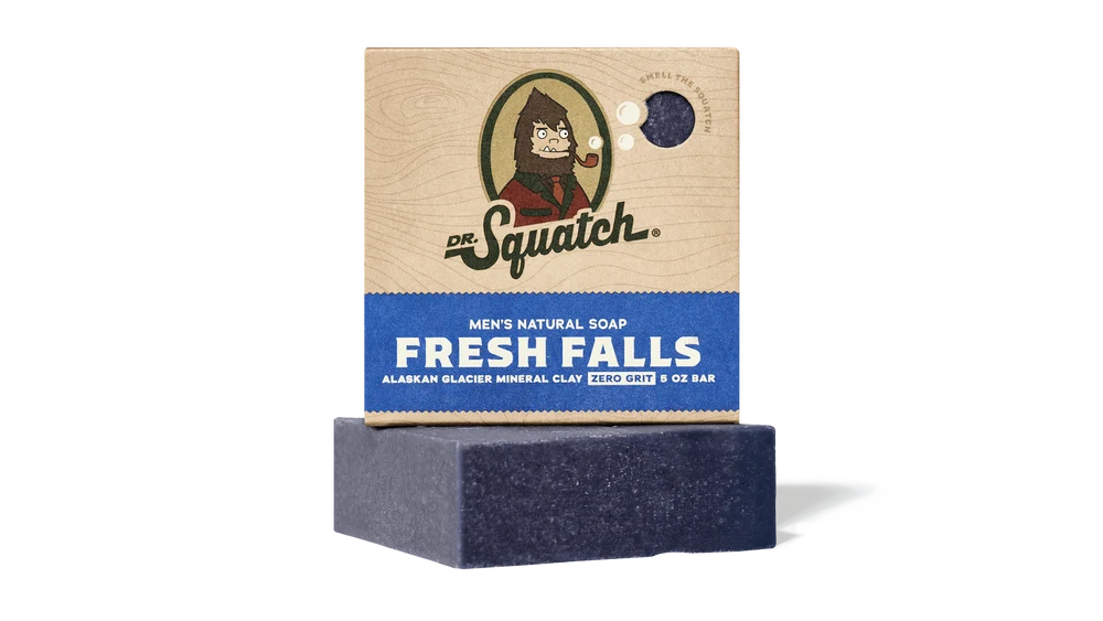 Dr Squatch Wood Fresh Falls Bar Soap