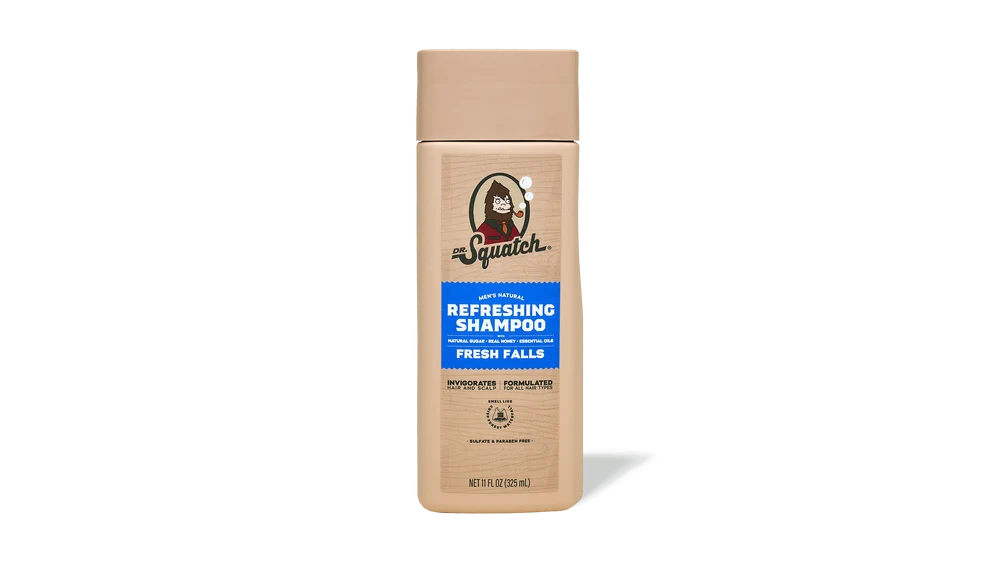 Dr Squatch Fresh Falls shampoo