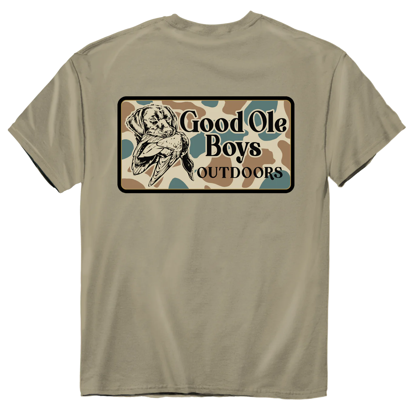 Good Ole Boys Lab Duck Camo Patch SS Tee
