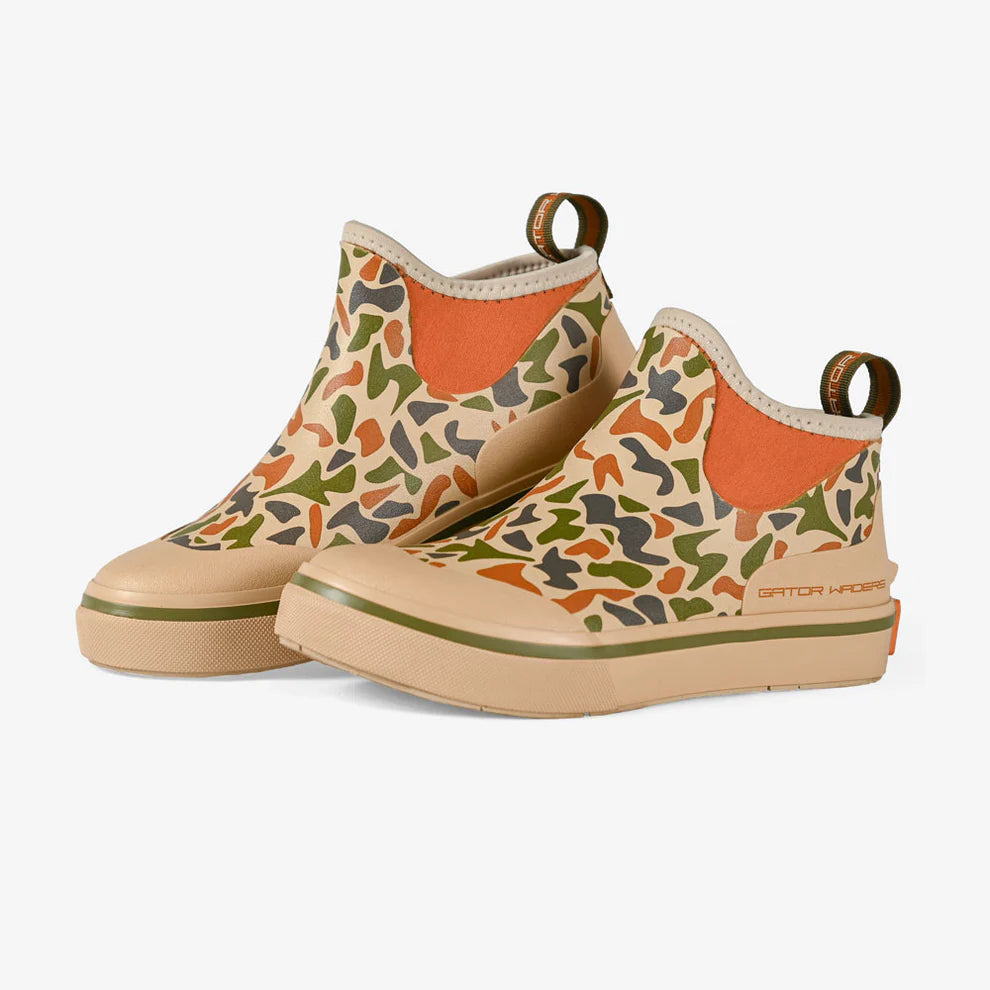 Gator Wader Womans Old School Camo Camp Boots